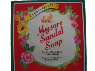 3 Bars Mysore 150g XXL Soap Export Quality Aroma Therapy • $14