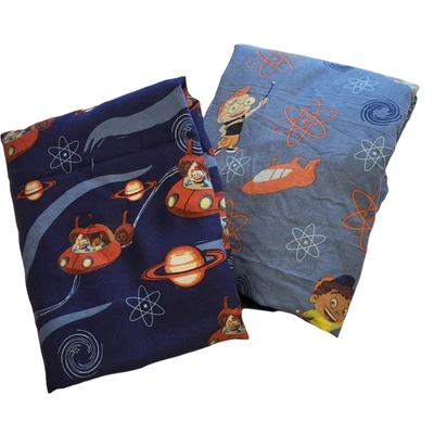 £43.84 • Buy Little Einsteins Pat Pat Rocket Twin Flat Fitted Bed Sheet Set Quincy Leo Disney