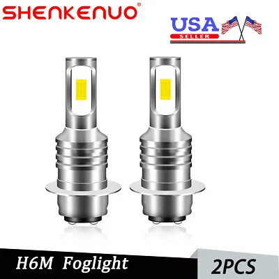 For Kawasaki Mule 600 610 3000 3010 -2x H6M 72W 6000k LED Headlight White Bulb • $15.88