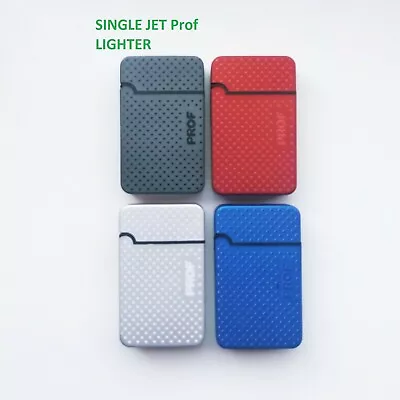 £7.99 • Buy NEW Prof - Smart Dots Electronic Windproof Lighter Single Jet Flame Refillable