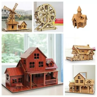 Castle 3D Wooden Puzzle Villa House  Kids/Children/Toddlers • $20.31