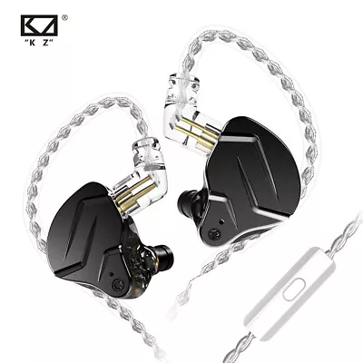 KZ ZSN Pro X Dual Driver 1BA+1DD Hybrid Earphones HiFi In-Ear Monitor Earbuds • $20.99