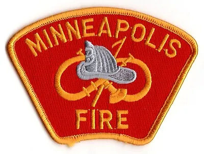 BURNSVILLE HERO FUNDRAISER - Minneapolis Minnesota Fire Shoulder Patch • $3