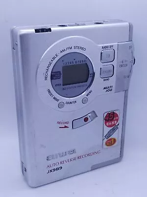 For Parts Or Repiar Aiwa JX 989 Walkman Cassette Player Only Powers On • $80.85