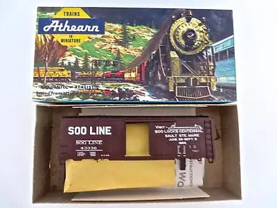 HO BEV-BEL Scarce  SOO  Soo Locks Centennial  40' Boxcar Kit Tuscan Red 43336 • $21.50