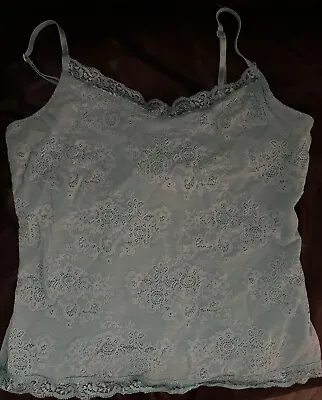 MODA International Lace Camisole Bra Shelf Size L • $12