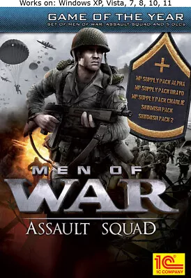 Men Of War Assault Squad GOTY Edition PC Game Windows XP Vista 7 8 10 11 • $35