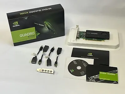 PNY NVIDIA Quadro K1200 4GB Graphics Card VCQK1200DP-PB • $75