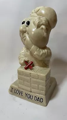 I LOVE YOU DAD R.W. Berries Co's. 1971 Figurine Statue Only 720 Made • $9.99