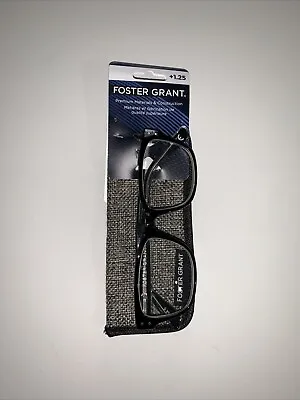 Foster Grant Men's Reading Glasses Tristan Black • $12.99