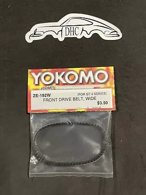 Yokomo Vintage RC Car Part # ZE-192W Wide Front Drive Belt For GT-4 • $14.99