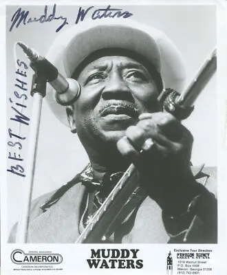 Muddy Waters Promotional Photo Reproduction Signature Quality Photo  • $12.95