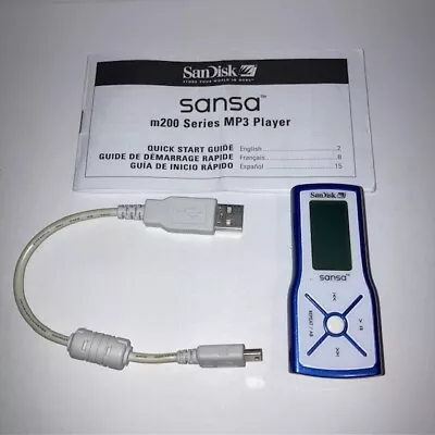 SanDisk Sansa M230 (512MB) Digital Media MP3 Player And Radio Tested Working • $20