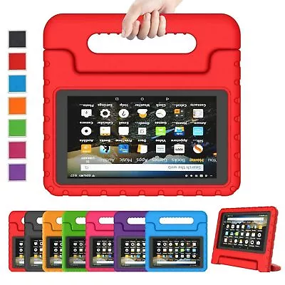 Kids Stand Case Cover For Amazon Kindle Fire 7 / Fire HD 8 Tablet ShockProof • £8.96