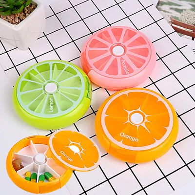 7Days Travel Pill Box Medicine Tablet Storage Vitamin Dispenser Organiser Hol ❀ • $4.19