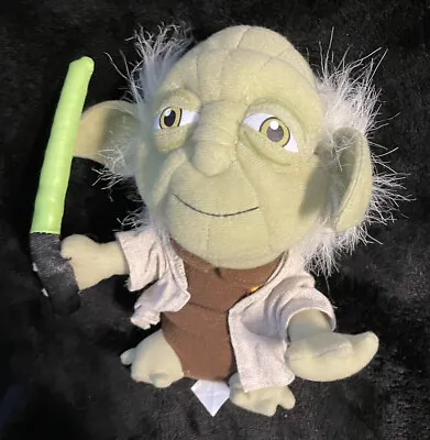 Comic Images Star Wars Yoda With Lightsaber Plush Toy • $27.78