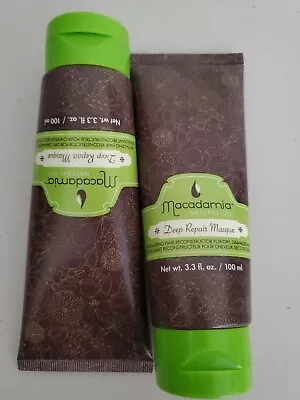 2 PACK. 3.3 Oz. Macadamia Deep Repair Masque. Mask. 100ml.  - New • $14.41