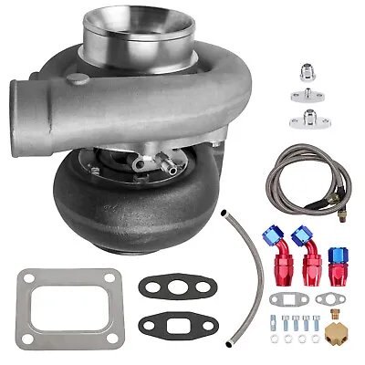T76 Turbocharger Oil Cold Power Up To 500BHP Oil Line Kit Floating Bearing • $218.23