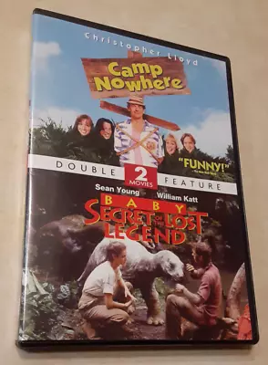 Camp Nowhere/Baby: Secret Of The Lost Legend DVD 1985 Double Feature Mill Creek • $3