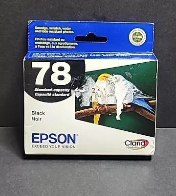 Epson T078 Black Ink Printer Cartridge 78 Exp Date. 07-2011 • $13.99