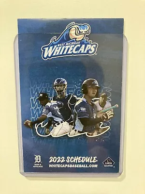 2022 West Michigan Whitecaps Minor League Baseball Schedule - New • $1.15