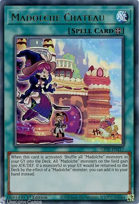 GFTP-EN117 Madolche Chateau Ultra Rare 1st Edition Mint YuGiOh Card • £0.99