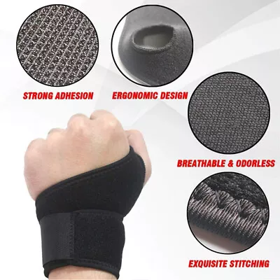 1-5PCS Pain Relief Wrist Support Splint Brace Protection Strap Carpel Tunnel • $3.97