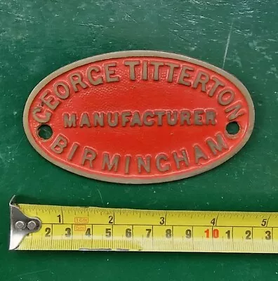 £20.99 • Buy Safe Plaque Safe Plate Titterton 