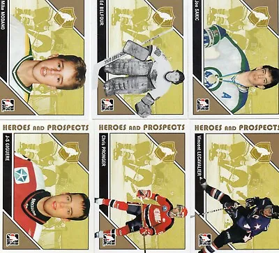 2007-08 ITG Heroes & Prospects Complete Set #1-100 • $11.03