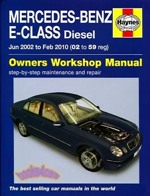 Mercedes Shop Manual Service Repair E-class Haynes Book Chilton W211 03-09 • $79.95