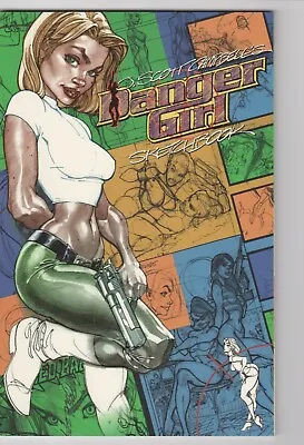 J Scott Campbell's Danger Girl Sketchbook 2nd Print NM+ • $17