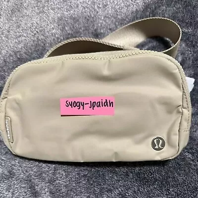 NWT 🍋 Lululemon 🍋 Trench Everywhere Belt Bag Rare TRNH Beige! Htf🌟 • £191.10