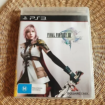 Playstation 3 PS3 Final Fantasy XIII 13 With Manual Video Game Lightning RPG • $8