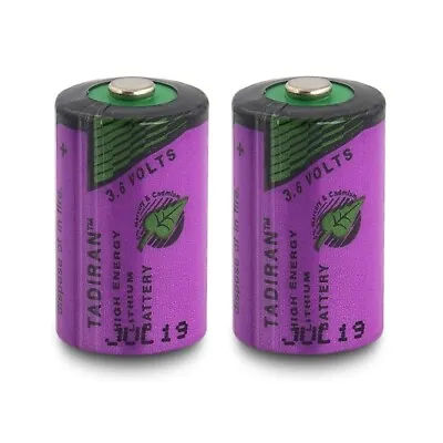 2 X TADIRAN 14250 - 3.6V Lithium Battery 1/2AA LS14250 ER14250 ER3V ER3S SL-750 • £9.95