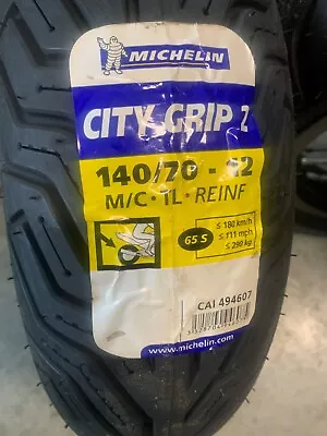 Michelin Pilot City Grip 2 Tire 140/70-12 New • $100