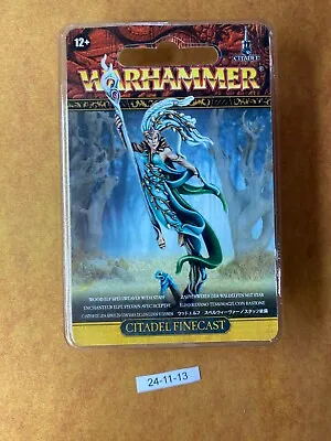 Warhammer Fantasy - Wood Elves - Wood Elf Spellweaver With Staff Finecast NEW • $70