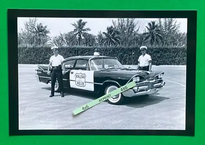 $3.96 • Buy Found 4X6 PHOTO Of Old Police Patrol Car In Hialeah Florida 
