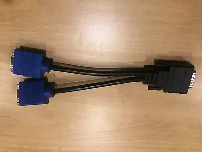 $6 • Buy BizLink (1) DVI Male Splitter DMS-59 To Dual (2) VGA Female Connector/Adapter