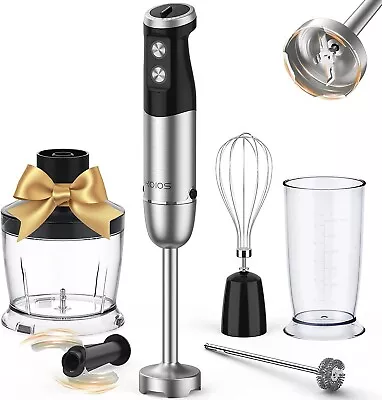 KOIOS 1000W 5-in-1 Immersion Hand Blender 12 Speeds Stick Mixing Beaker Kitchen • $37.38