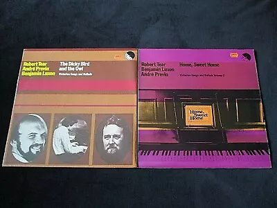 Andre Previn Robert Tear  Luxon Vitorian Songs And Ballads Part 1&2 Lp's Emi Ex • $24.89