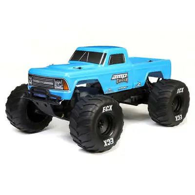 ECX Amp Crush Monster Truck 1/10 2WD Radio Controlled Ready To Run Orange/Blue • $179.99