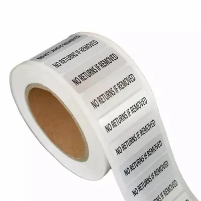 Tamper Proof  Warranty Void Stickers Security Seal Labels No Returns If Removed • £4.99
