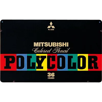 Mitsubishi Colored Pencil POLYCOLOR No.7500 Drawing 36 Color Set K750036C NEW • $41.73