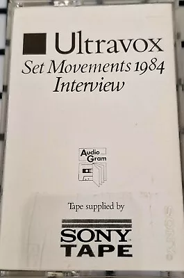 ULTRAVOX Set Movement's 1984 Interview Cassette • £0.99