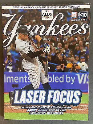 ALDS Aaron Judge New York Yankees Magazine October 2022 Program Home Run Record • $16.14