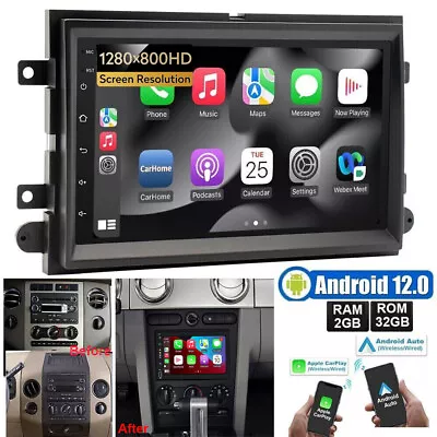 Android Radio Carplay HD Screen For Ford F150 Mustang Stereo GPS Navi AHD Camera • $129.99