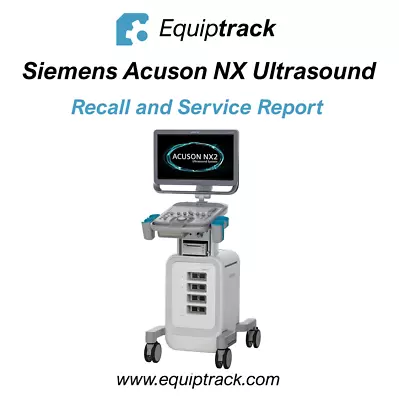 Siemens ACUSON NX Ultrasound (Service Report) • $60