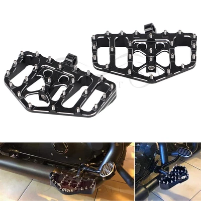 $46.98 • Buy Rivet Wide Foot Peg For Harley Dyna Softail Road Street Glide V-Rod Muscle VRSCF