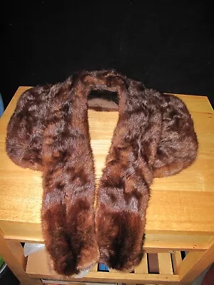 Vintage Schneider Bros San Francisco Mink Fur Wrap Cape • $28.84