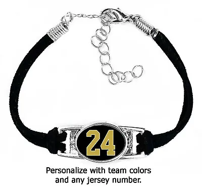$18.99 • Buy Softball Bracelet With Any Team Colors And Jersey Numbers